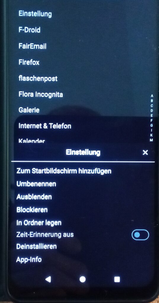 Screenshot App Detox Phone